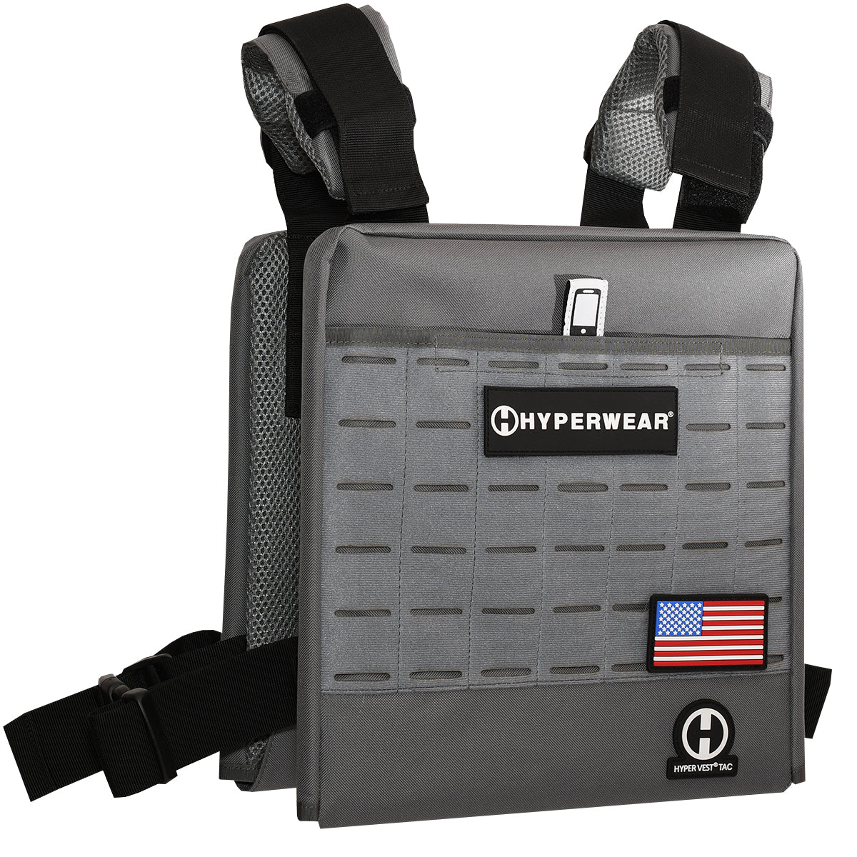 product photo of hyperwear tactical style weighted vest the Hyper Vest TAC