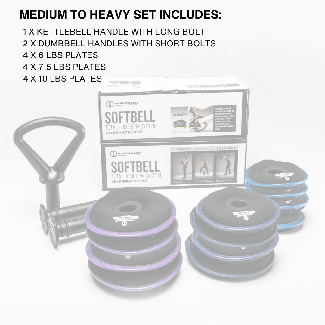 HyperwearSoftBell Home Gym SetDumbbells