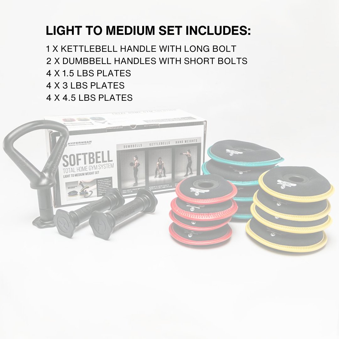 HyperwearSoftBell Home Gym SetDumbbells