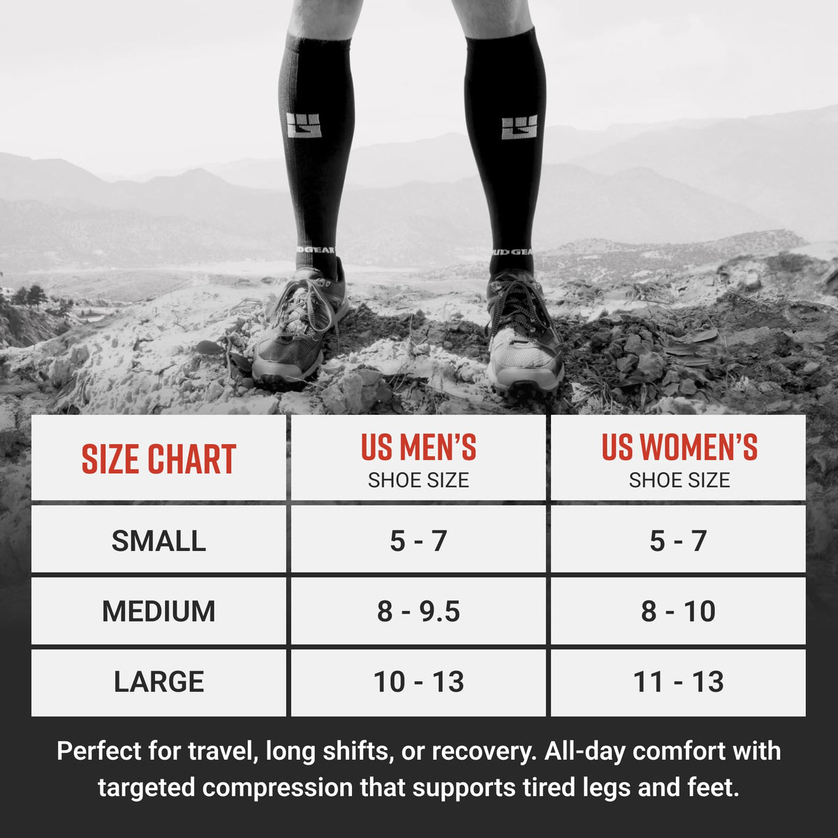 Tall Compression Socks (Pink/Gray)