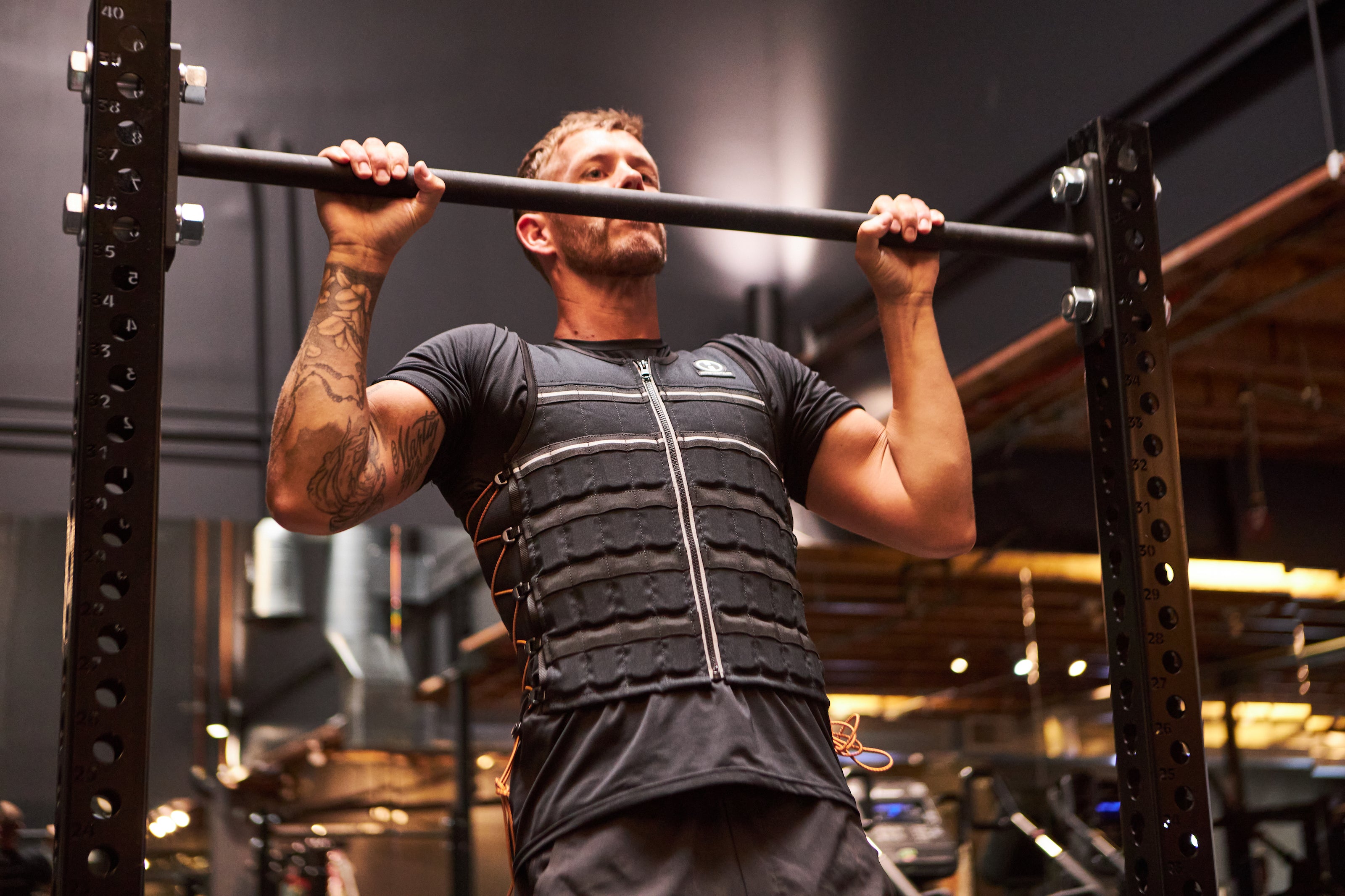 Weighted vest pull discount ups