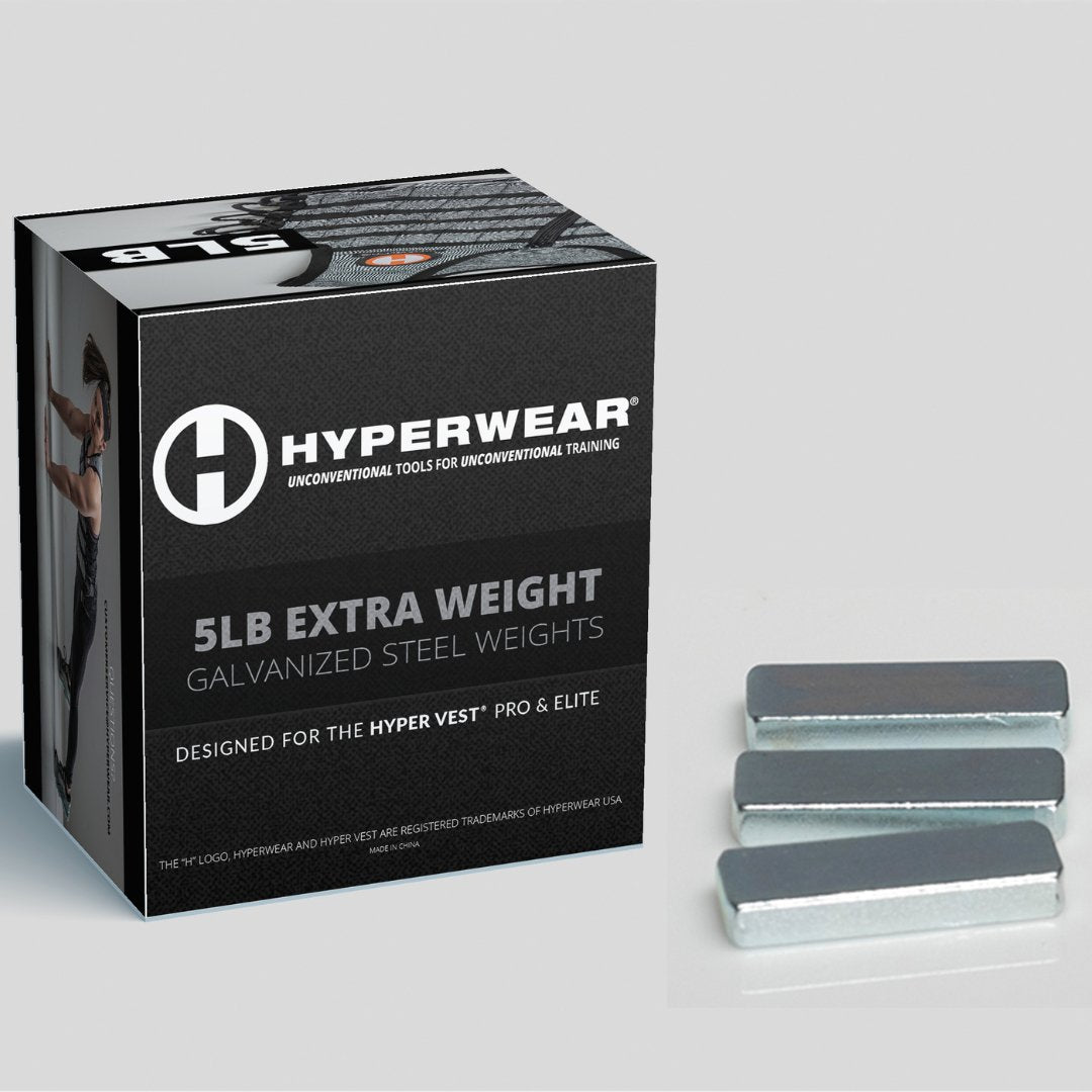 Hyper Vest® 5 lbs Weighted Vest Weights PRO or ELITE Model