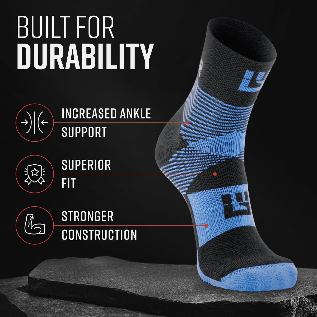 image of MudGearMudGear Hybrid Training Sock (BLUE)Inventory
