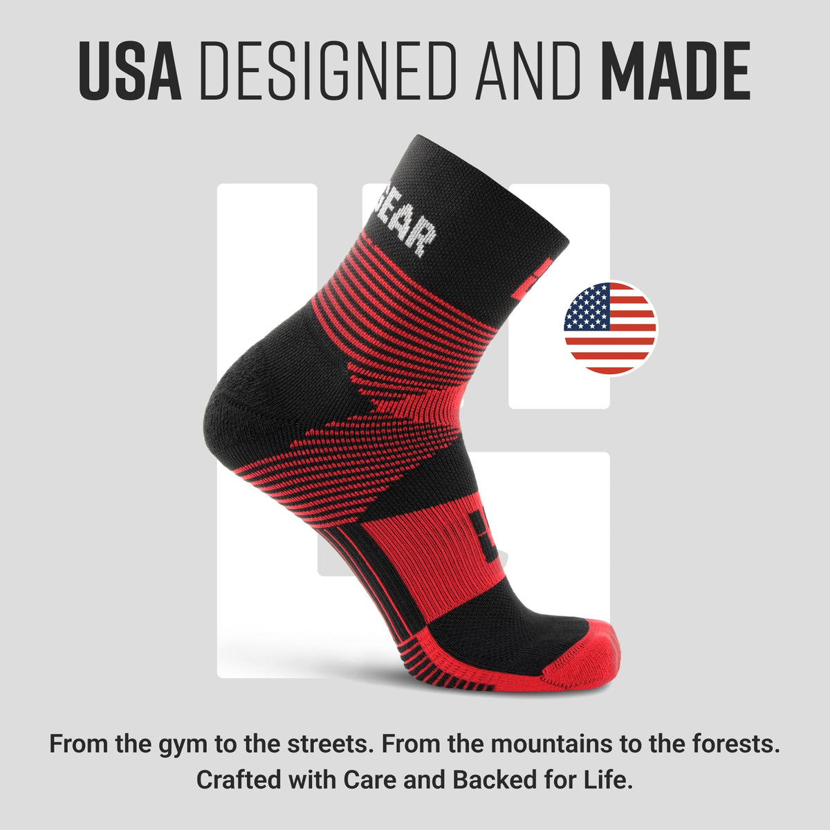image of MudGearMudGear Hybrid Training Sock (RED)Inventory