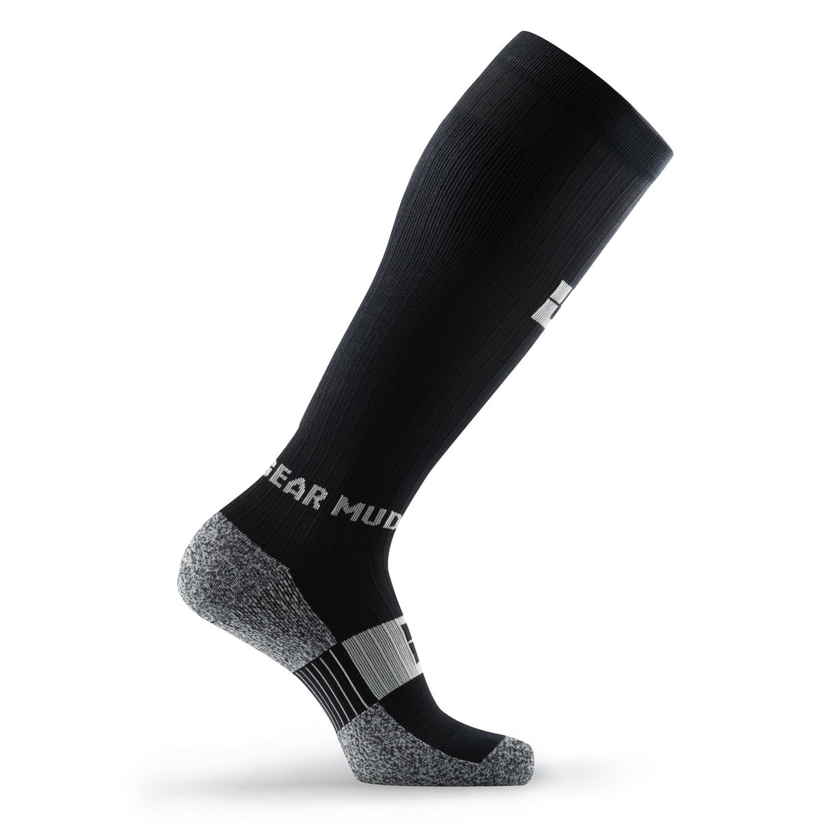 image of MudGearTall Compression Socks (Black/Gray)Inventory