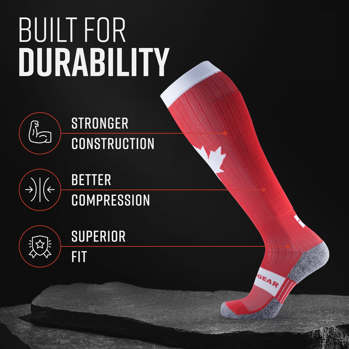 image of MudGearTall Compression Socks (Canada)Inventory