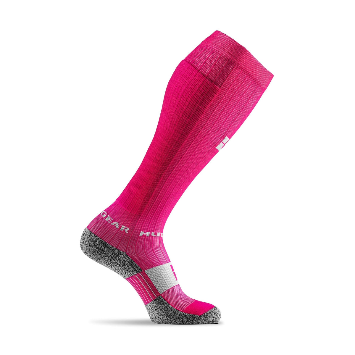 image of MudGearTall Compression Socks (Pink/Gray)Inventory