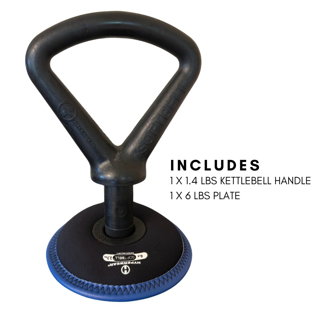 SoftBell Adjustable Kettlebell Safe Versatile Customizable Weights Hyperwear