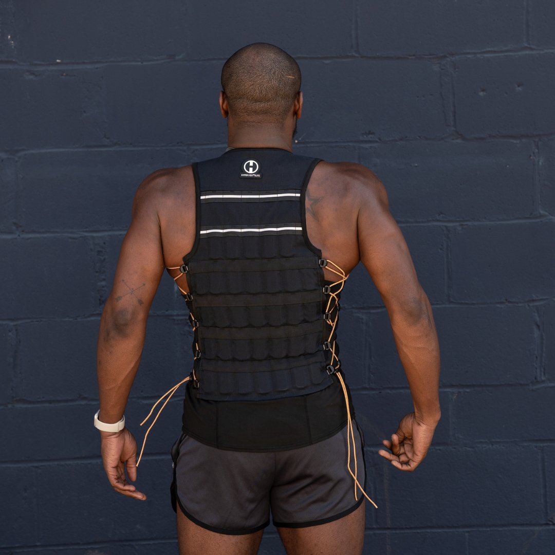 FITSY Adjustable 10 KG Weighted Vest for Men, Women Black Weight