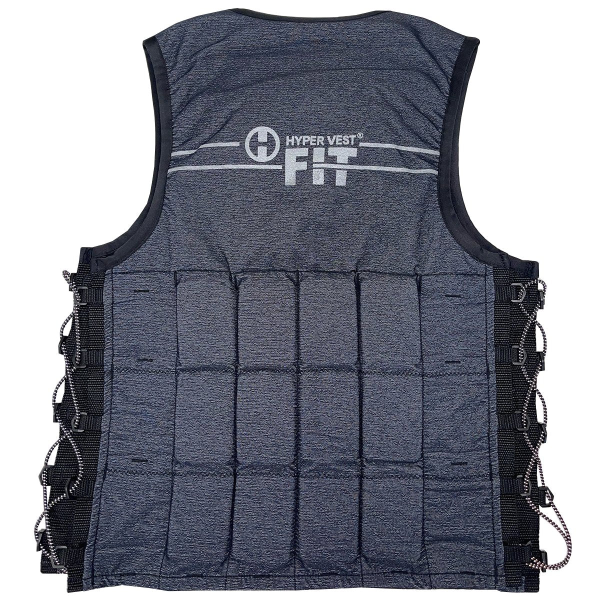 Hyperwear Hyper Vest ELITE Thin Adjustable Weighted Vest with Zipper 20lbs  - M