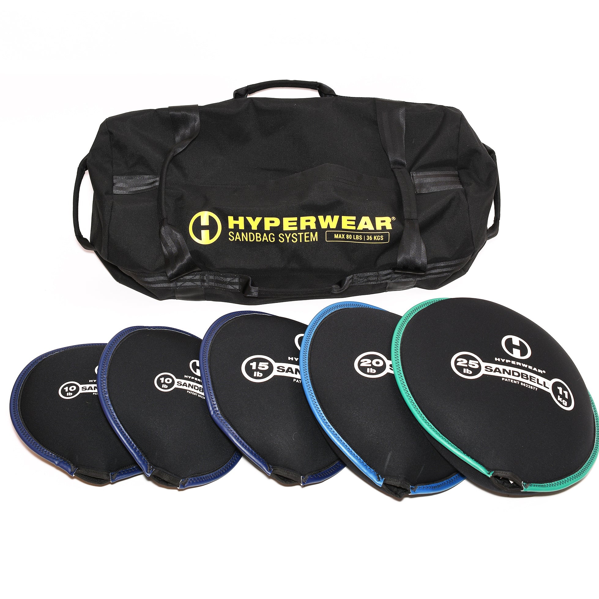 Hyperwear Workout Sandbags Pre filled SandBells Included