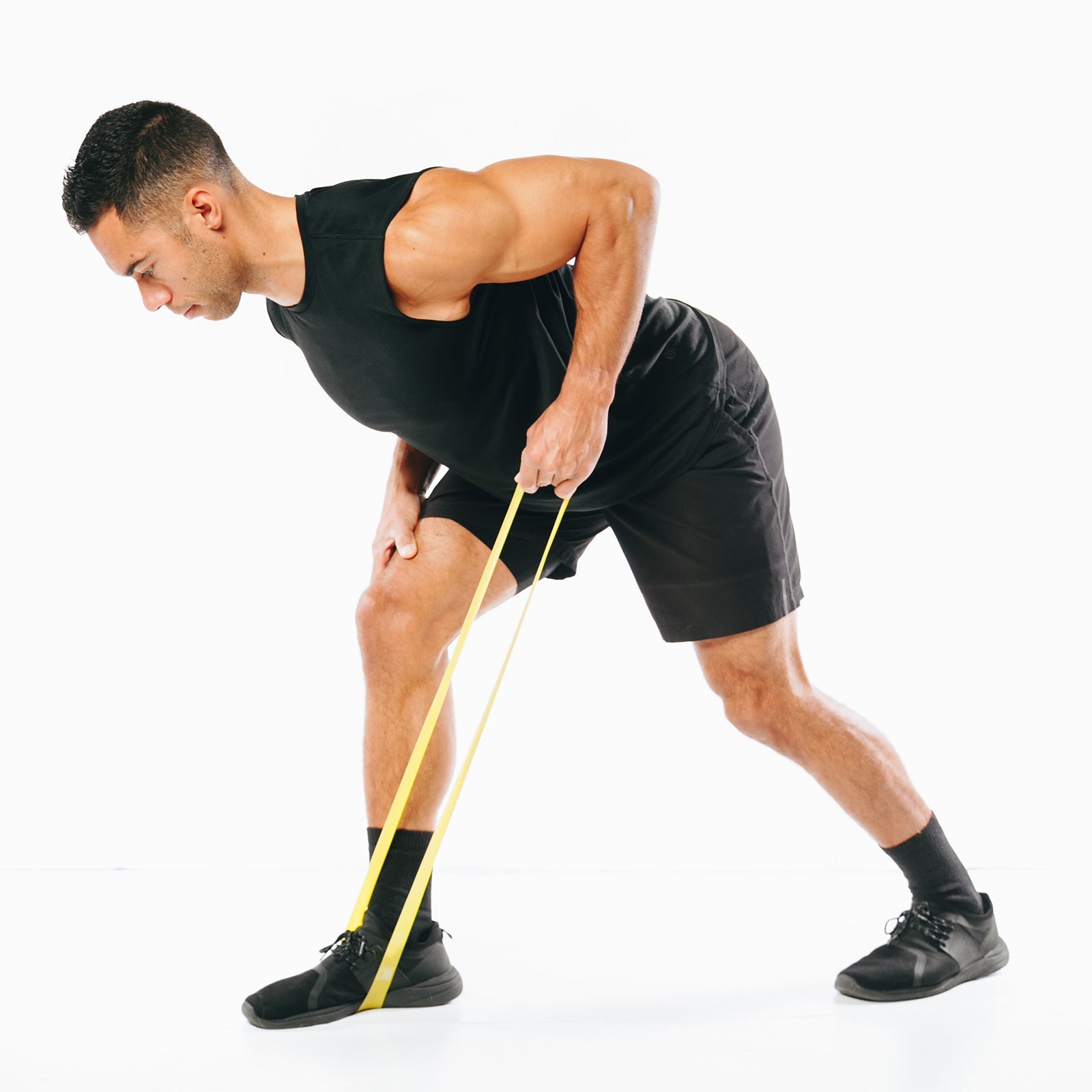 Exercises with short resistance bands sale