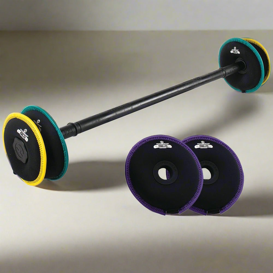 SoftBell Cardio Barbell Set | Complete Home Gym Weights » Hyperwear